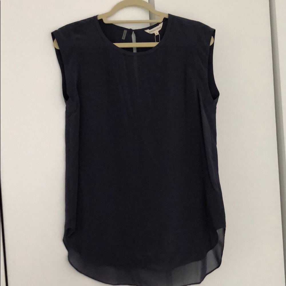 Rebecca Taylor Solid Silk Charlie Shirt NBW